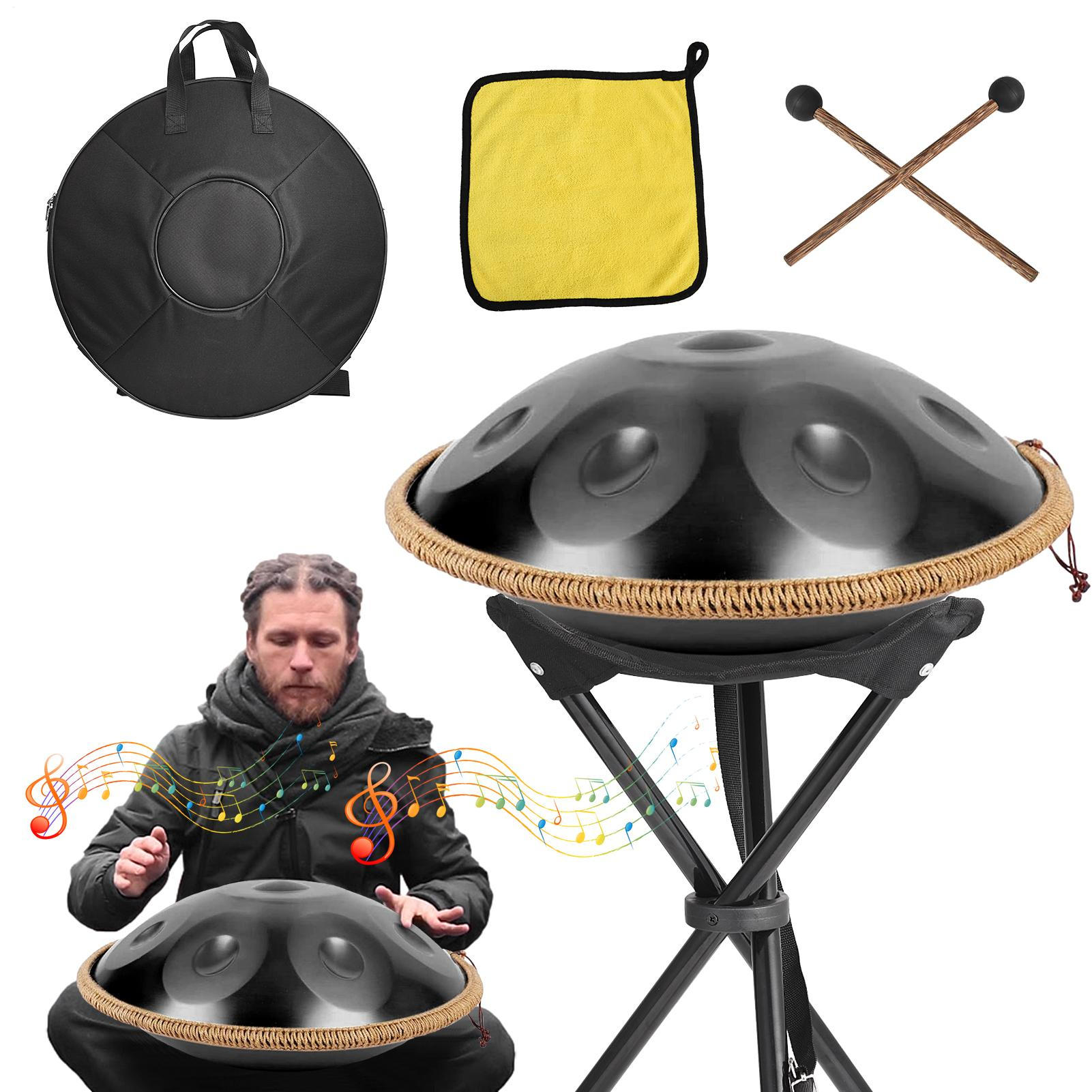 Musical Instrument Handpan - Hand Pan Drum, g Minor 9