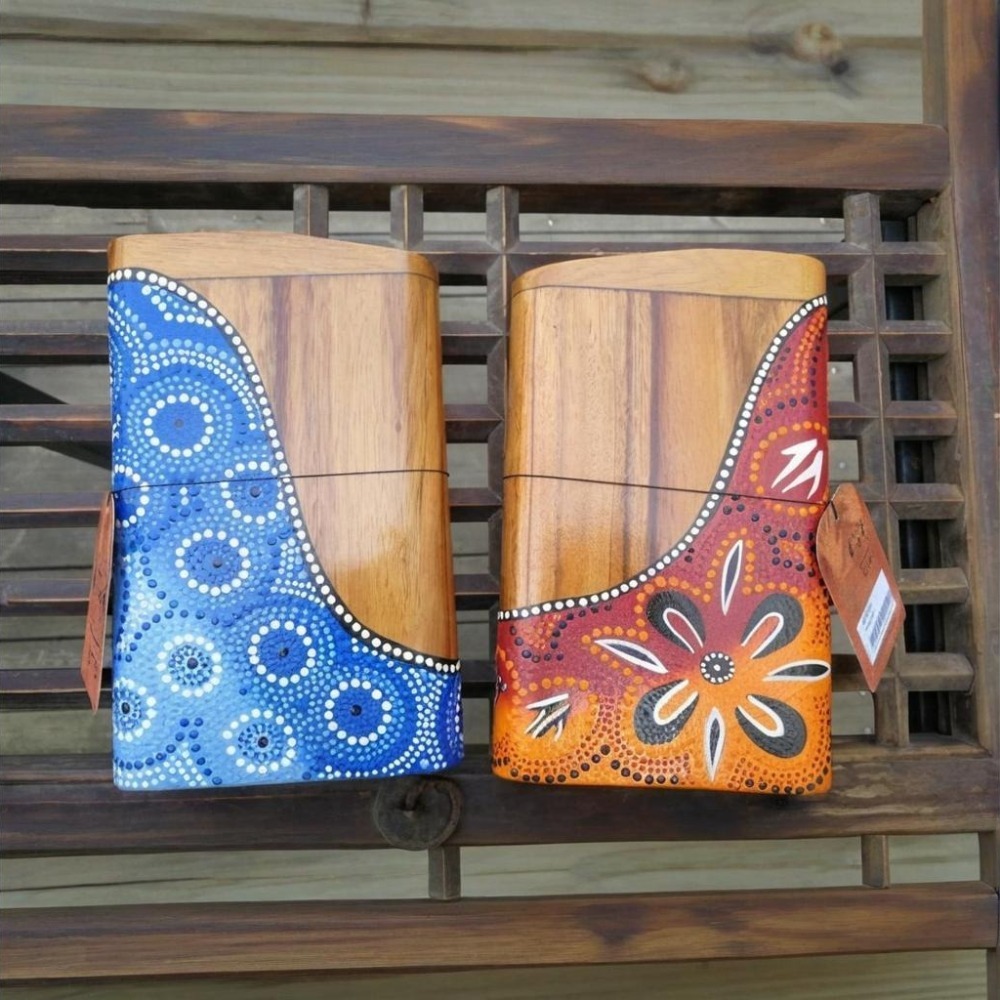 Musical Instrument Didgeridoo - Didgeridoo Healing Hand-carved and Painted Pocket