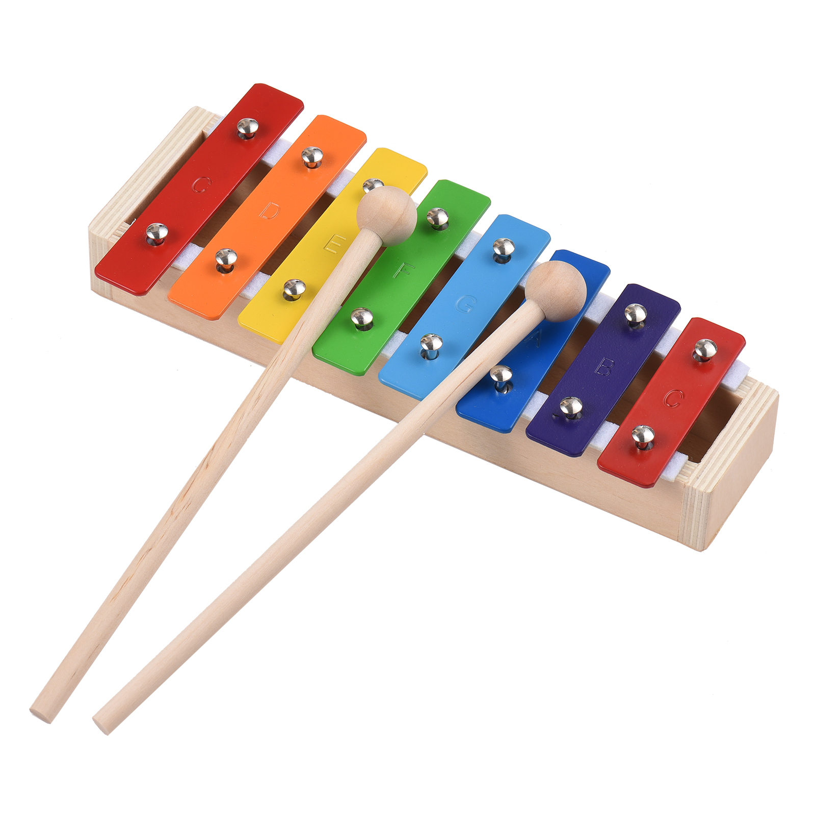 Musical Instrument Harmonium - 8 Keys Compact Size Xylophone Glockenspiel