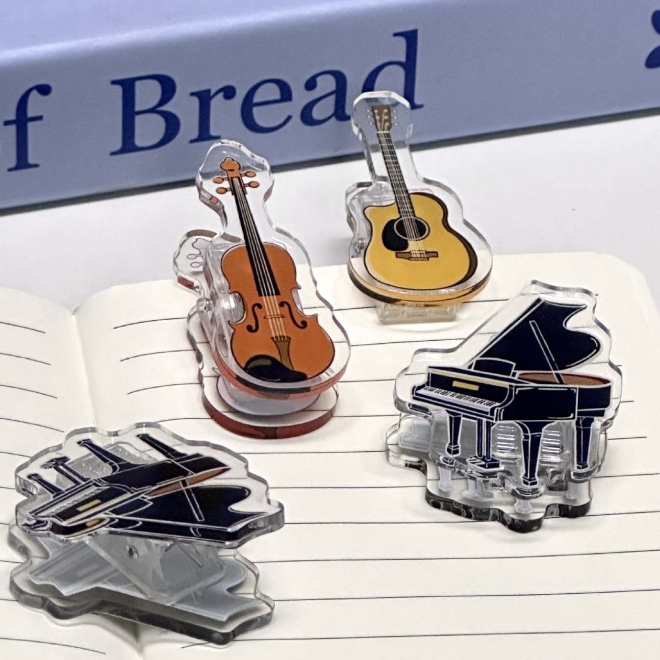 Musical Instruments List - Musical Instrument Shaped Sheet Music Clips