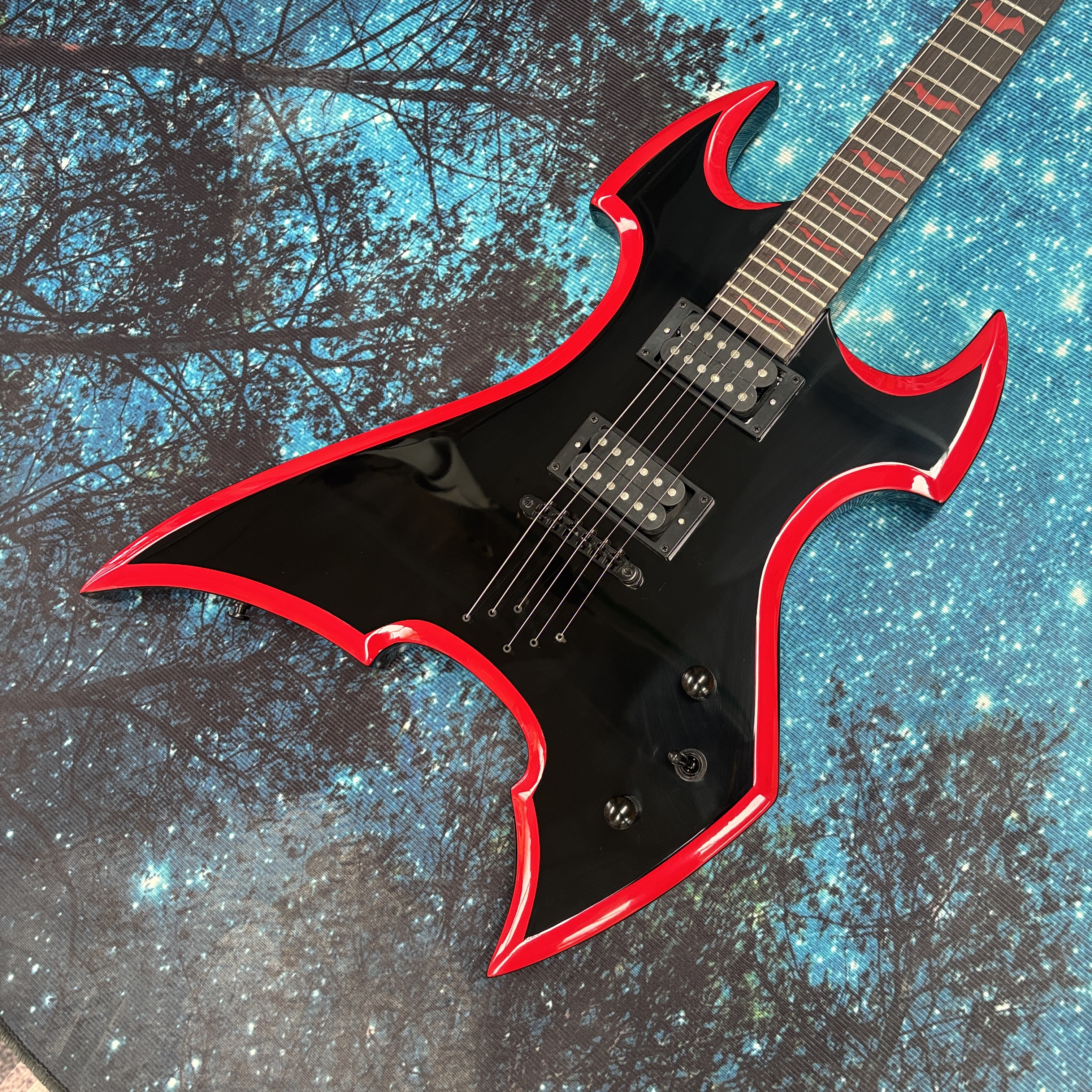 Electric Guitar Beginner - Red-bound electric guitar, rosewood fingerboard guitar