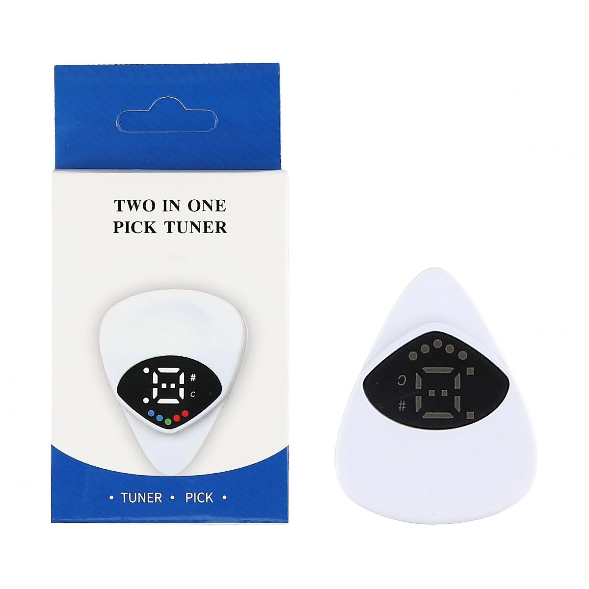 Dobro Resonator Guitar - Miwayer 2-in-1 Guitar Pick Tuner LED