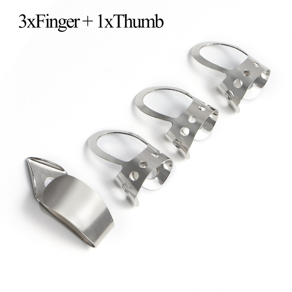4pcs Finger Picks Tone Deaf Mu - Dobro Resonator Guitar recensione e prezzo