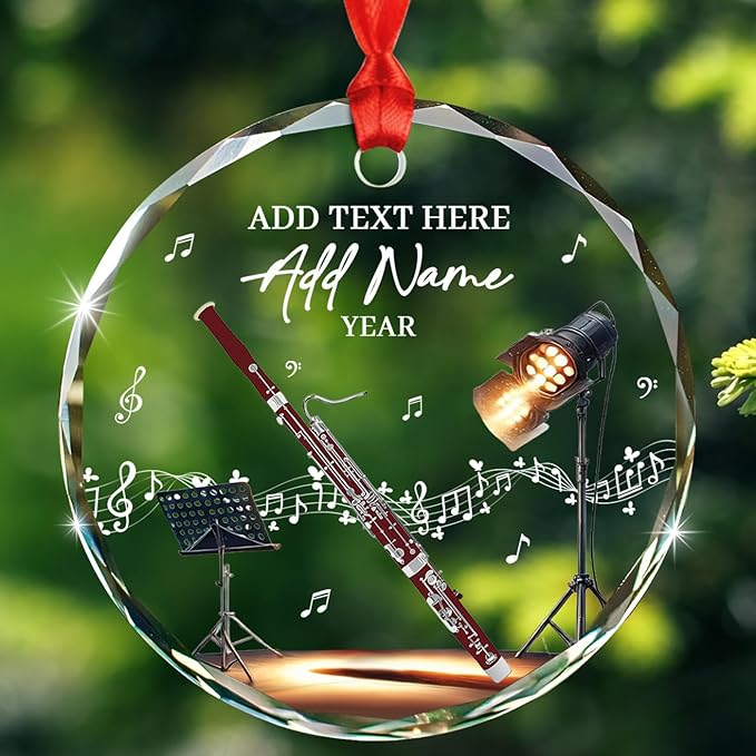 Novelty Bassoon Instrument Gla - Musical Instrument With Names recensione e prezzo