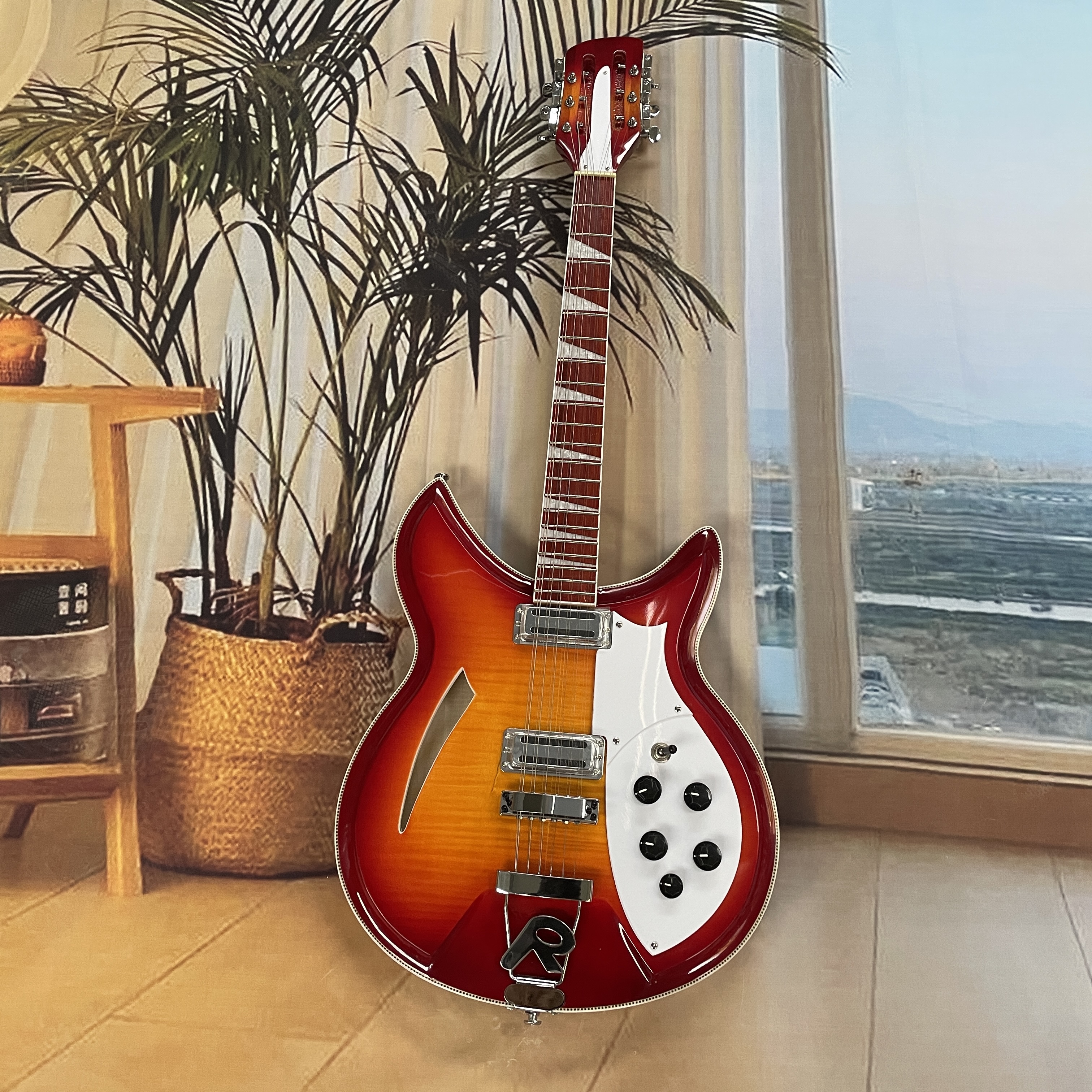 12-string semi-hollowbody elec - Electric Guitar Beginner recensione e prezzo