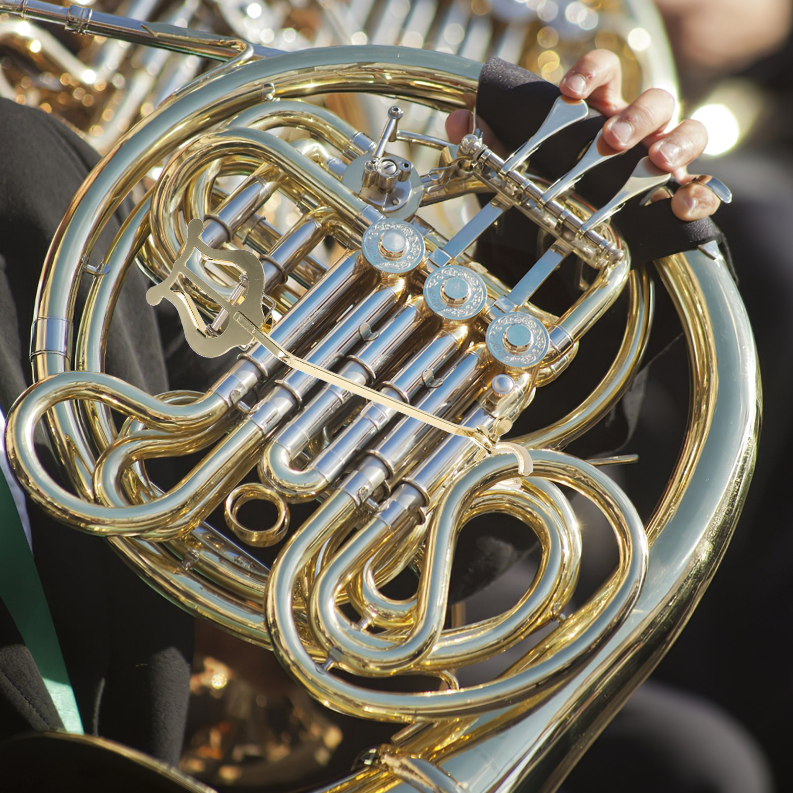 French Horn Marching Lyre Clam - Musical Instrument French recensione e prezzo
