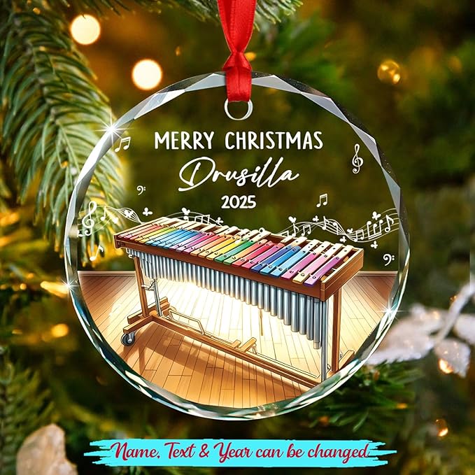 Year & Name Xylophone Glass Or - Musical Instrument With Names recensione e prezzo