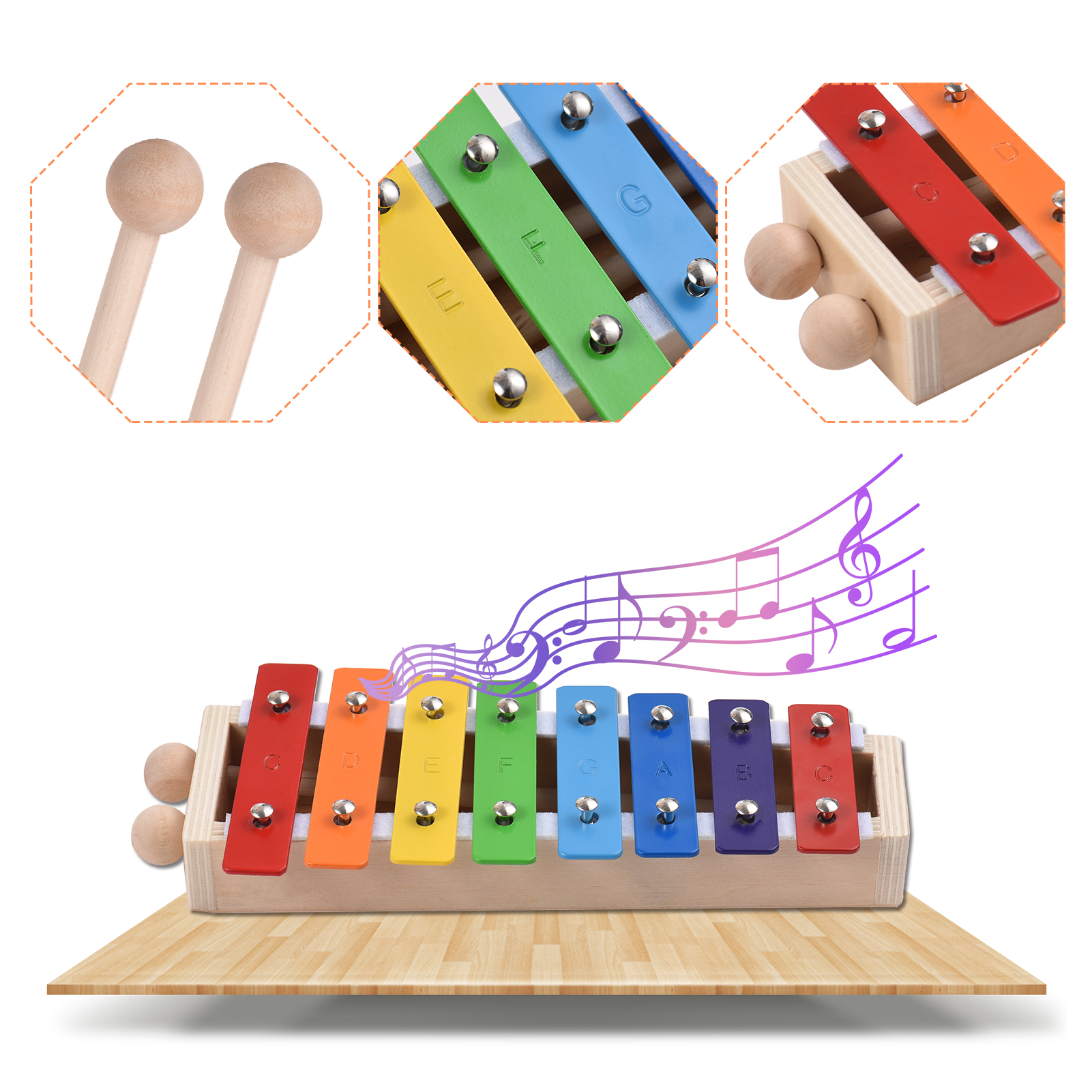 8 Keys Compact Size Xylophone  - Musical Instrument Harmonium recensione e prezzo