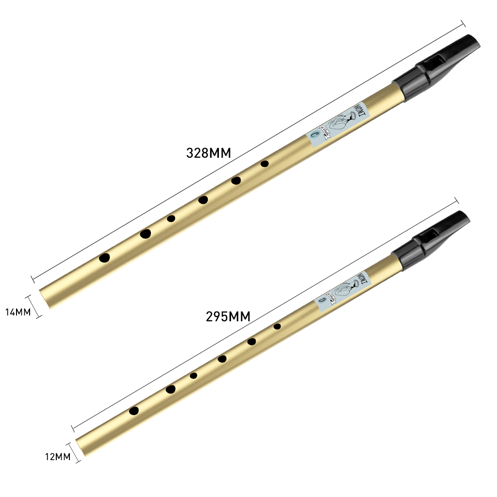 NAOMI Tin Whistle D Key Brass  - Tin Whistle Flute recensione e prezzo