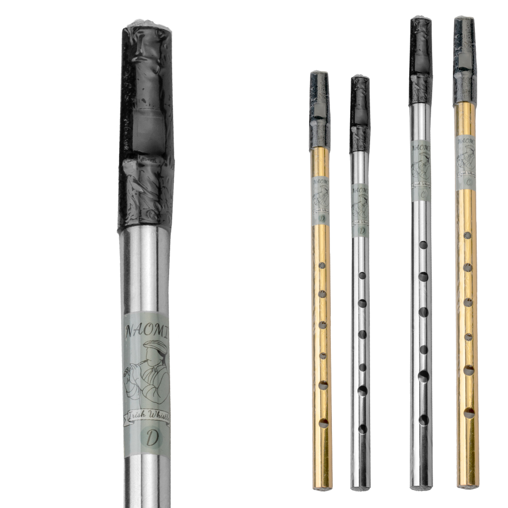 NAOMI Tin Whistle D Key Brass  - Tin Whistle Flute recensione e prezzo