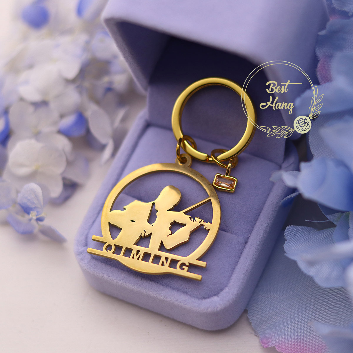 Custom Name Birthstone Pendant - Musical Instrument With Names recensione e prezzo