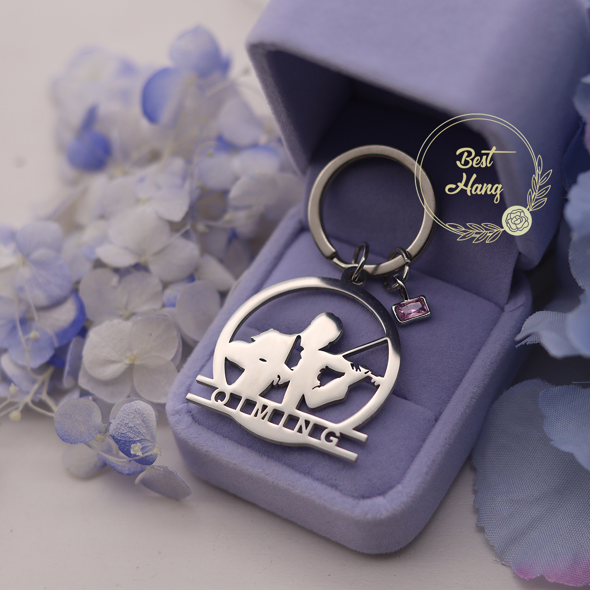 Custom Name Birthstone Pendant - Musical Instrument With Names recensione e prezzo