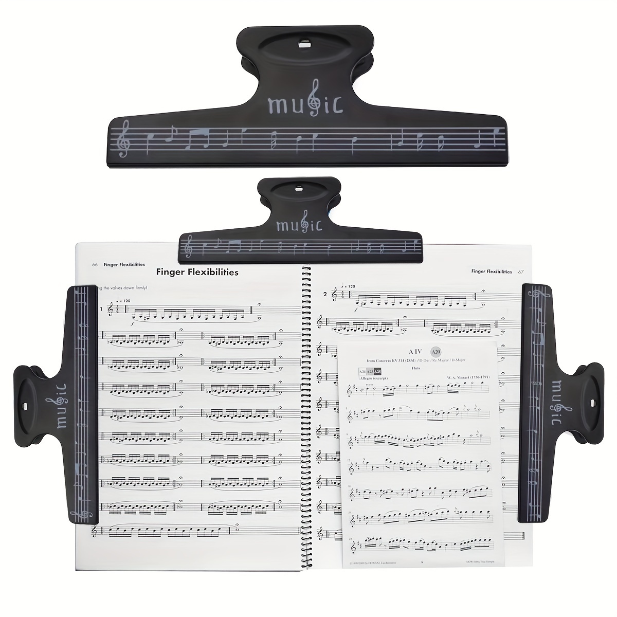 Heavy-Duty Sheet Music Page Cl - Musical Instruments List recensione e prezzo