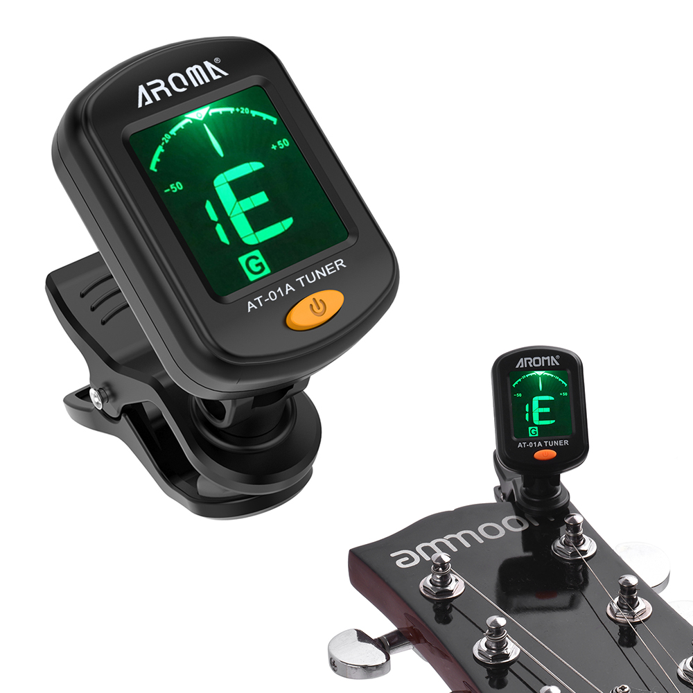 AT-01A Rotatable Clip-on Tuner - Dobro Resonator Guitar recensione e prezzo