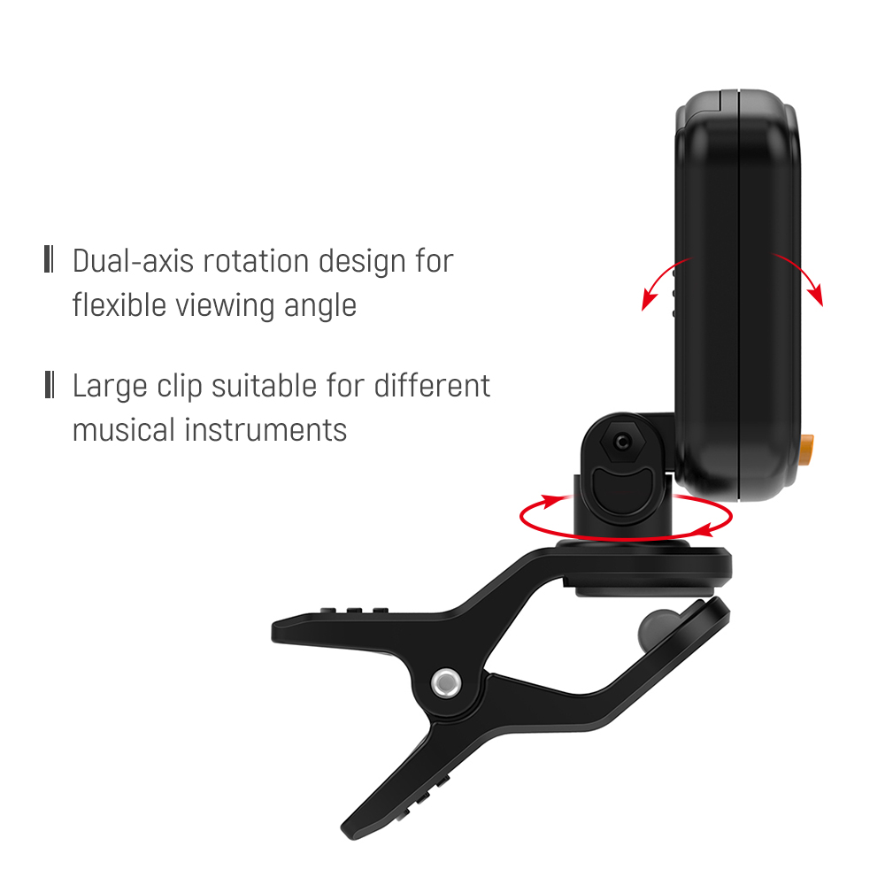 AT-01A Rotatable Clip-on Tuner - Dobro Resonator Guitar recensione e prezzo