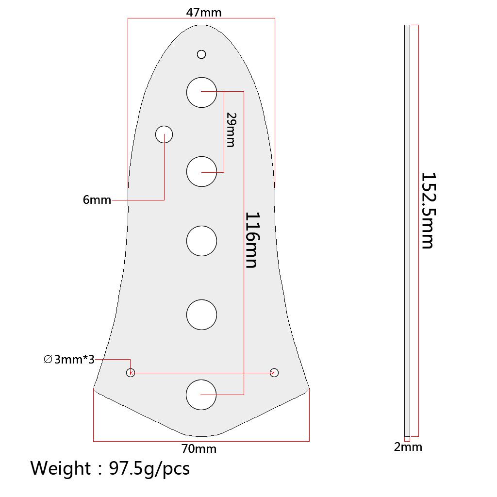Shiny Steel 5 Holes Control Pl - Musical Instrument Jazz recensione e prezzo