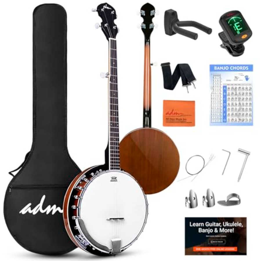 Beginner banjo kit for adults  - Banjo 5 String Open recensione e prezzo