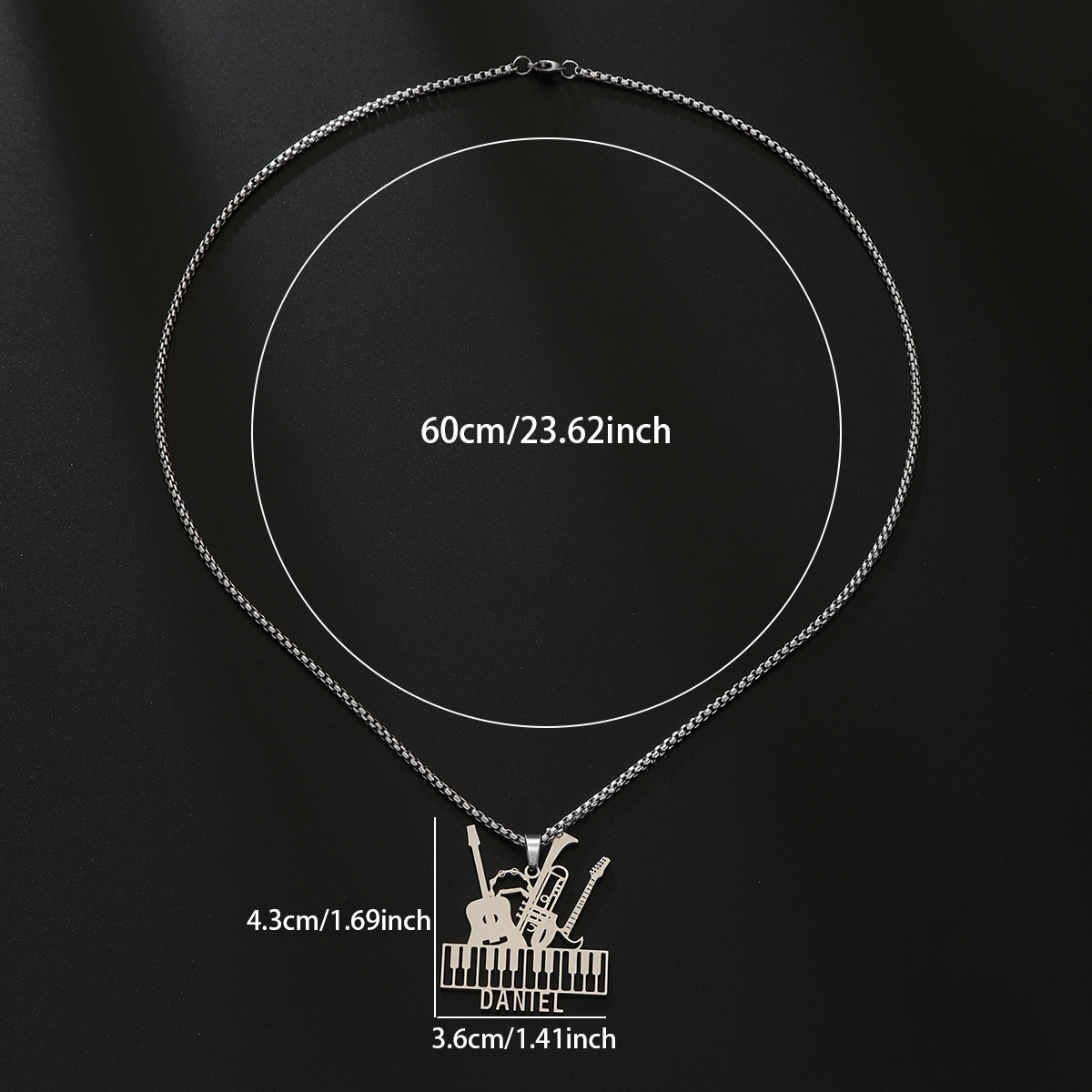 Custom Name Necklaces For Wome - Musical Instrument With Names recensione e prezzo