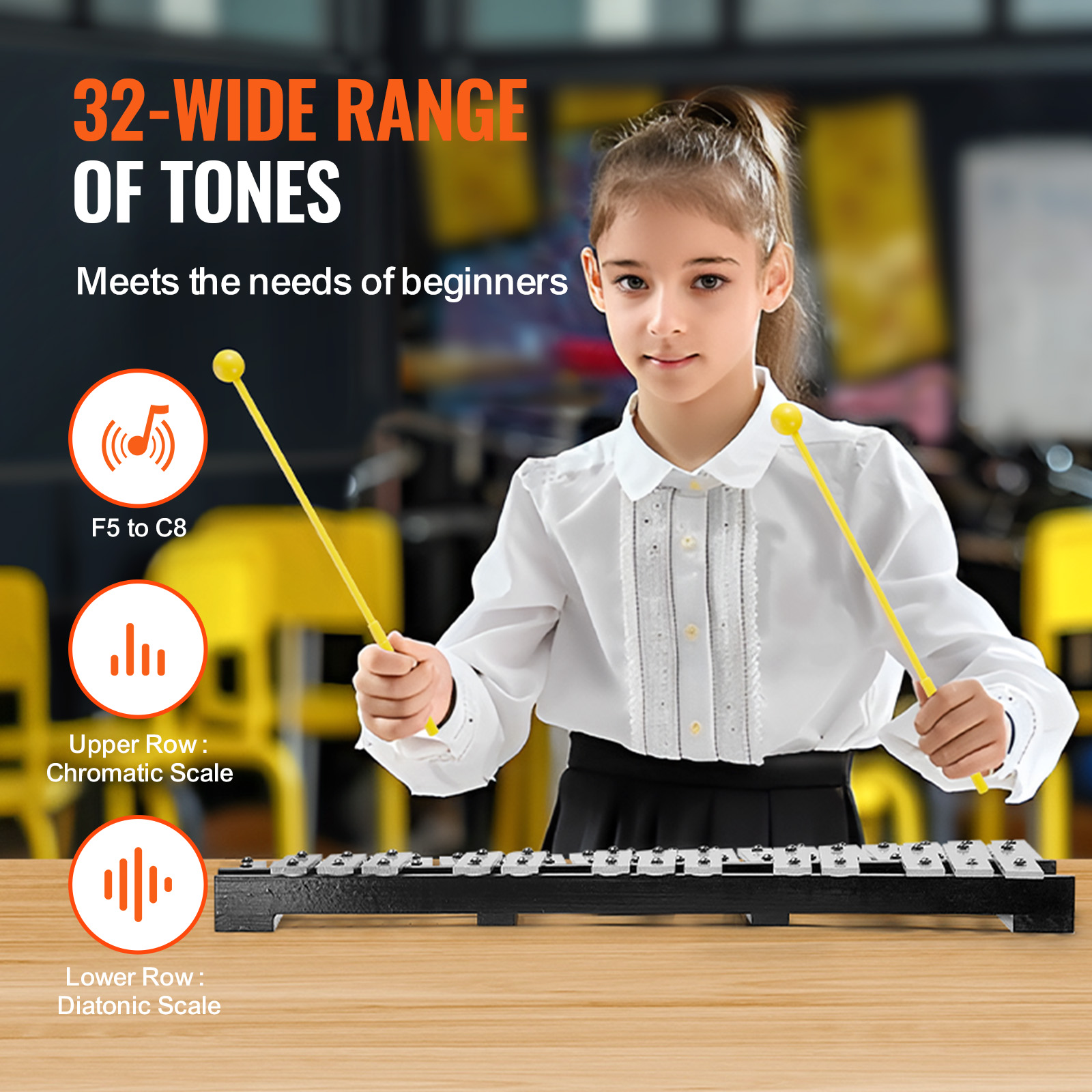 SucceBuy 32 Note Glockenspiel  - Musical Instrument Harmonium recensione e prezzo