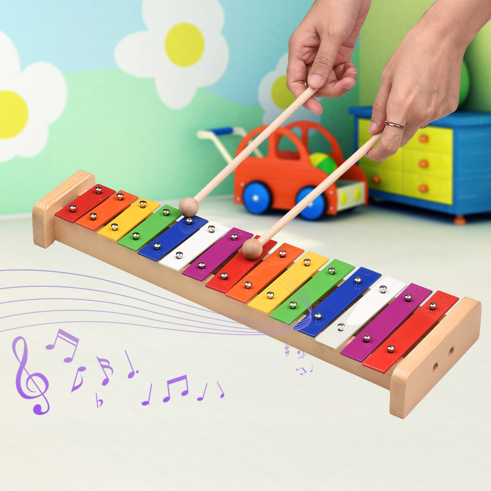 15 Note Glockenspiel Xylophone - Musical Instrument Harmonium recensione e prezzo