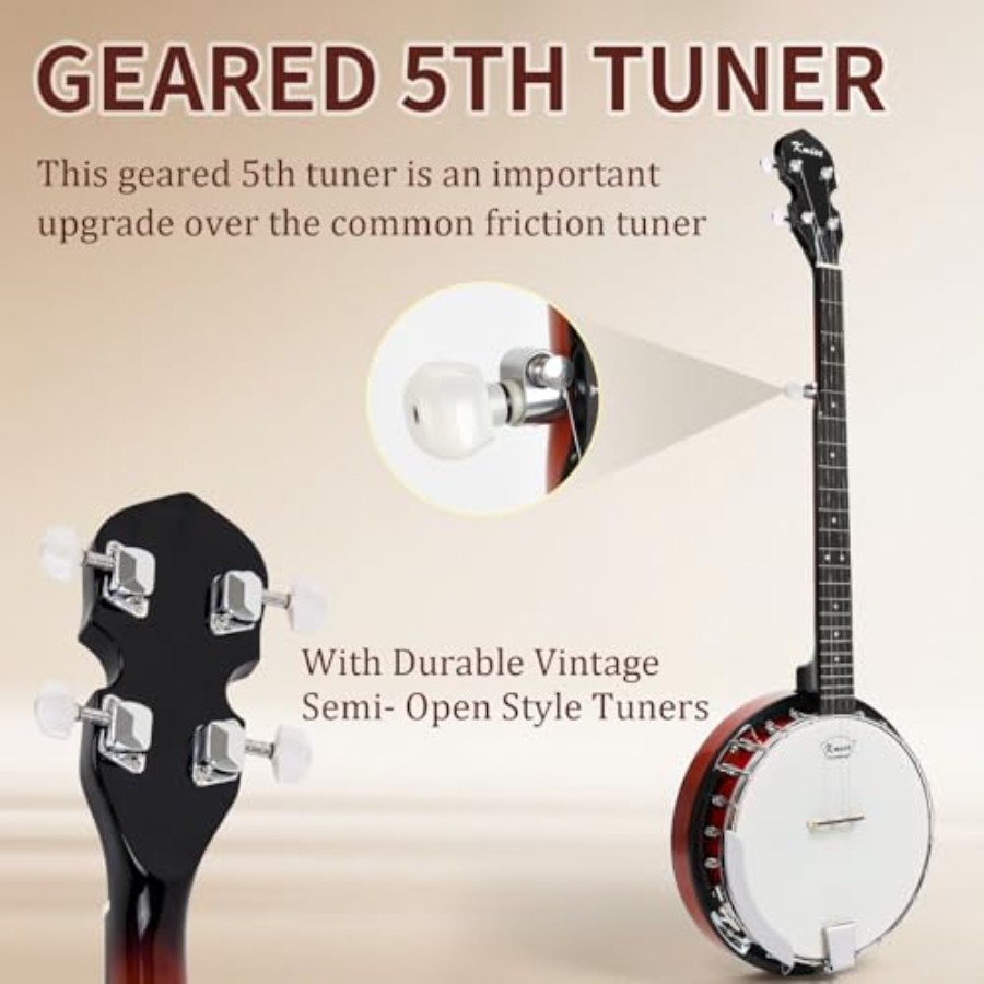 5 String Banjo Full Size 38 In - Banjo 5 String Open recensione e prezzo