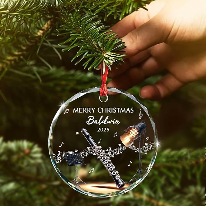Awesome Piccolo Glass Ornament - Musical Instrument With Names recensione e prezzo