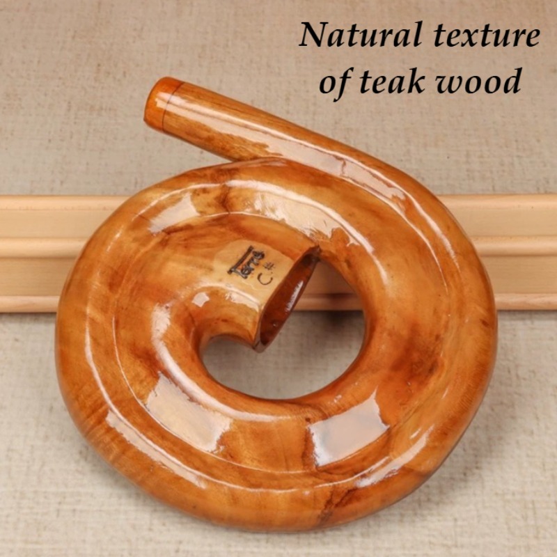 Spiral Didgeridoo Wooden Porta - Musical Instrument Didgeridoo recensione e prezzo