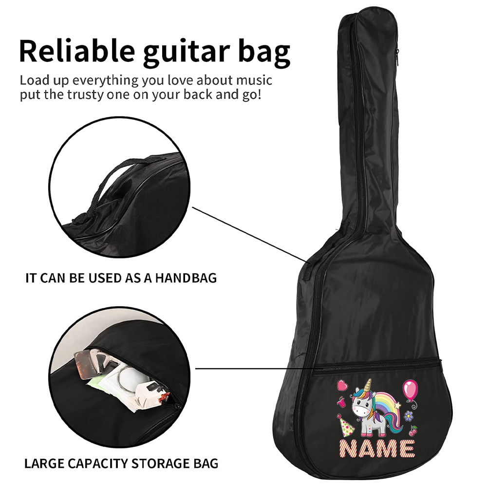 Customized Name Guitar Bag 36- - Musical Instrument With Names recensione e prezzo