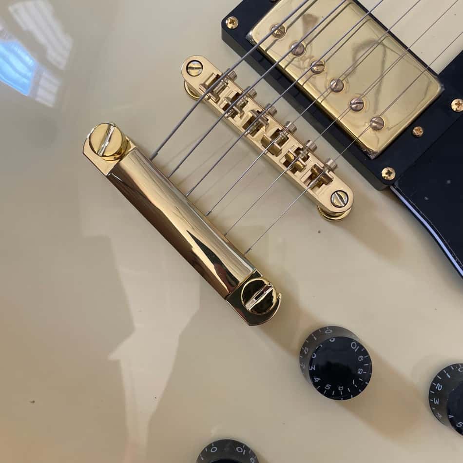 Ivory-white electric guitar wi - Electric Guitar Beginner recensione e prezzo