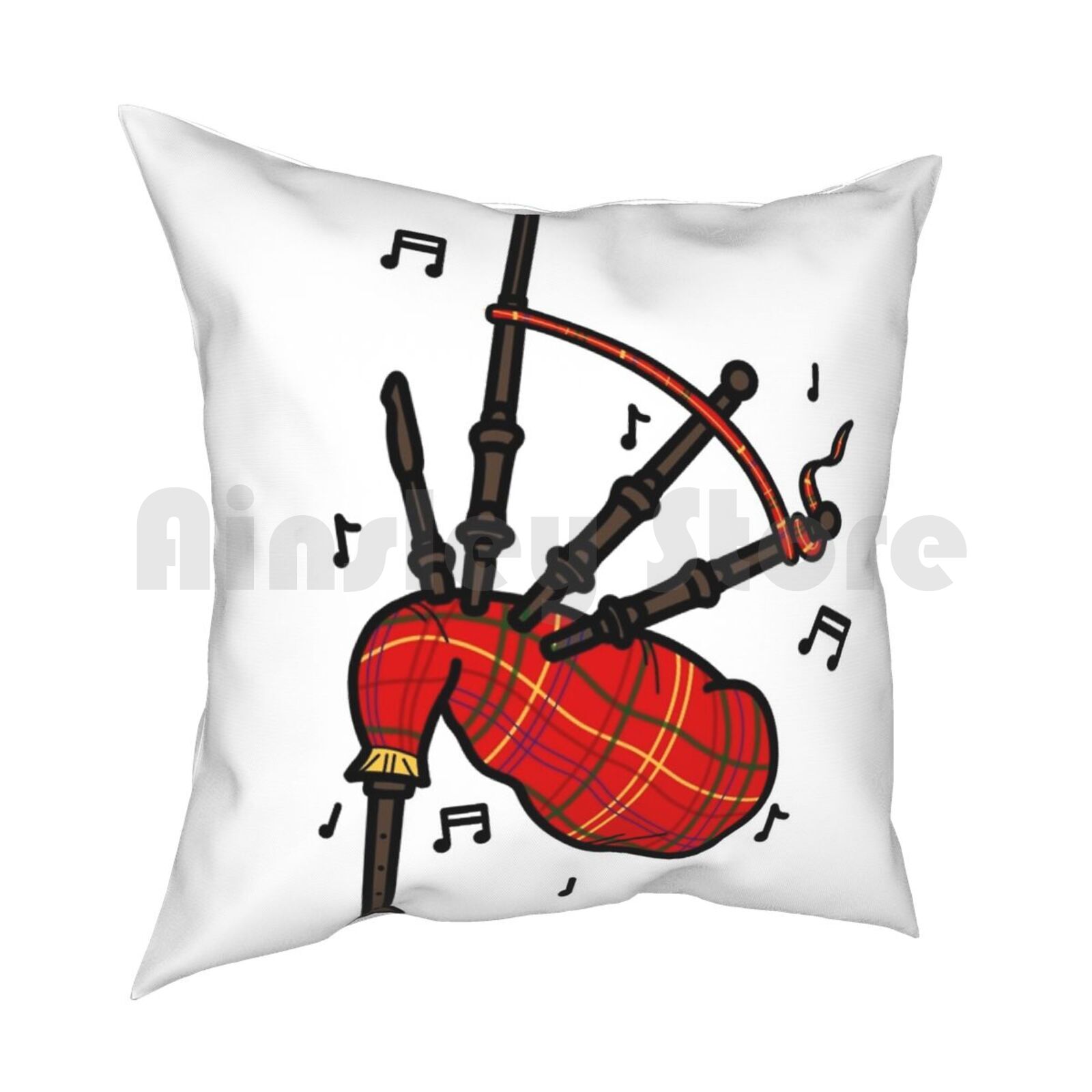 Bagpipes Pillow Case Printed H - Musical Instrument In Scotland recensione e prezzo