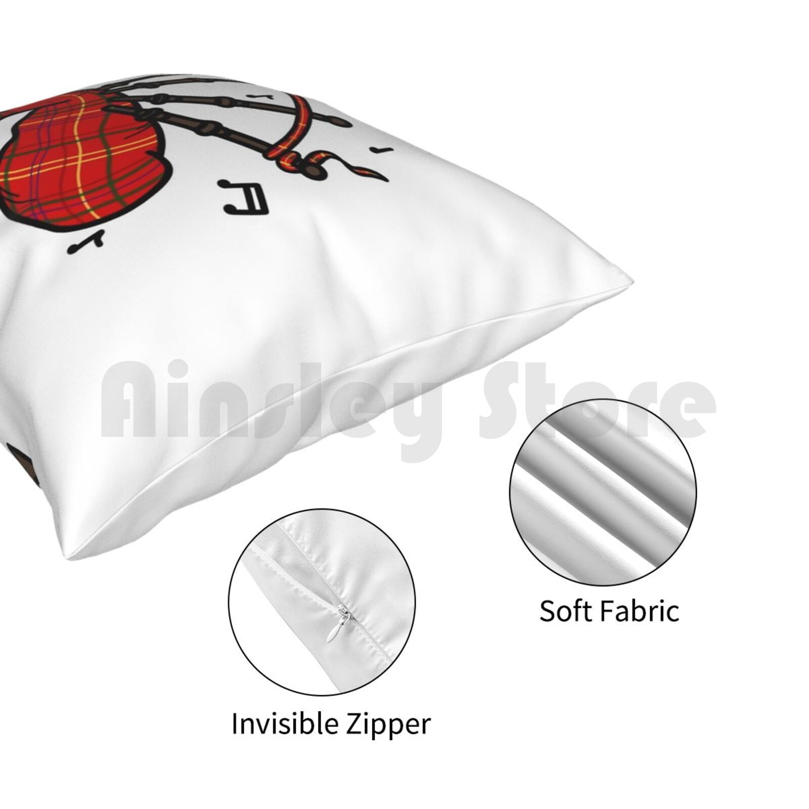 Bagpipes Pillow Case Printed H - Musical Instrument In Scotland recensione e prezzo