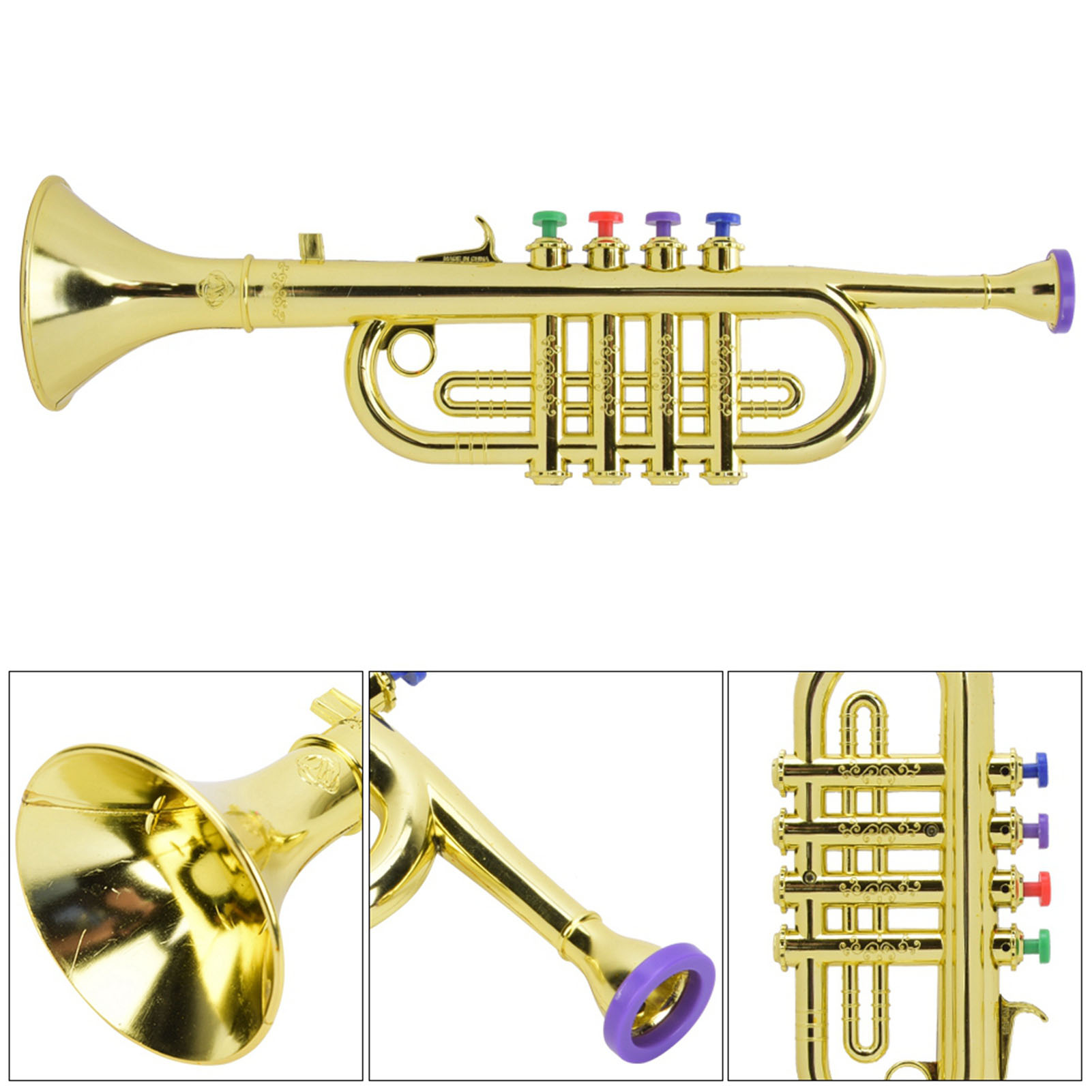 Kid Trumpet Golden Coated Plas - Musical Instrument Harmonium recensione e prezzo