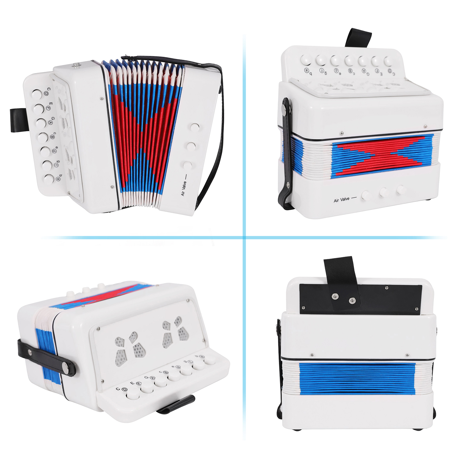 Mini 10 Keys Accordion Toy for - Musical Instrument Harmonium recensione e prezzo