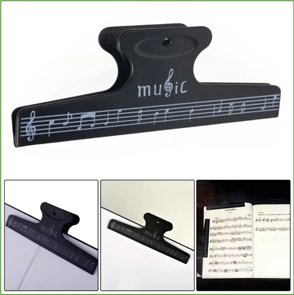 Sheet Music Clips Book Page No - Musical Instruments List recensione e prezzo