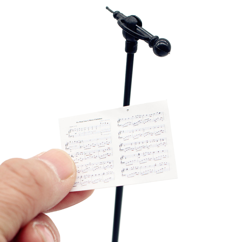 [H]2Pcs/Set 1:12 Dollhouse Min - Musical Instruments List recensione e prezzo