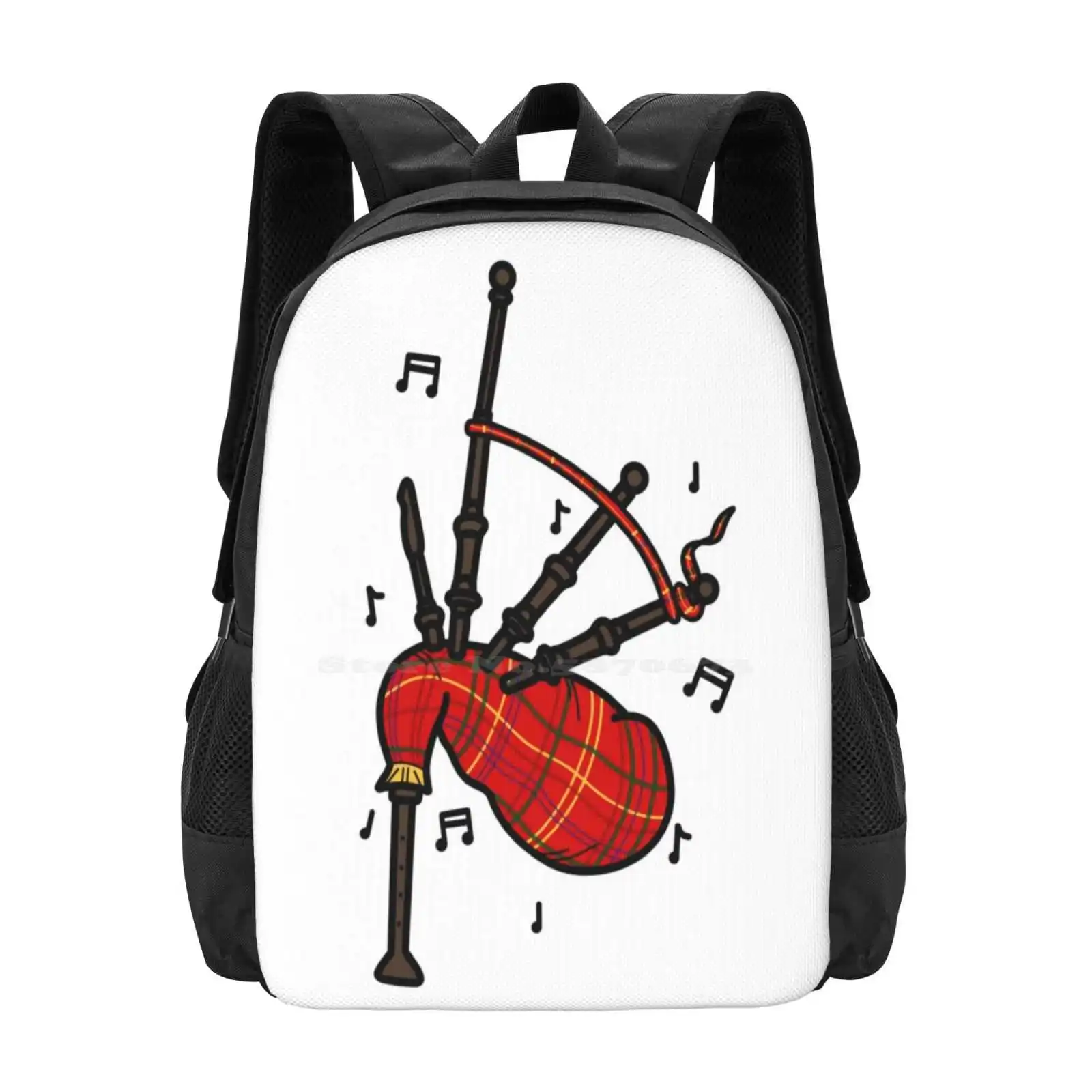 Bagpipes Pattern Design Bag St - Musical Instrument In Scotland recensione e prezzo